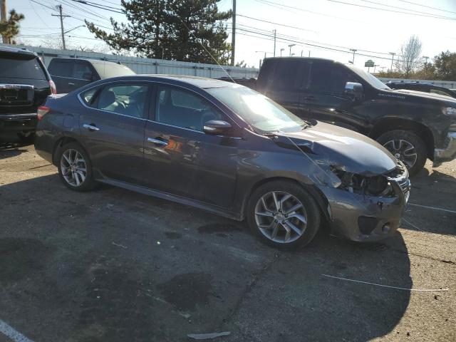 3N1AB7AP2FY242583 - 2015 NISSAN SENTRA S CHARCOAL photo 4