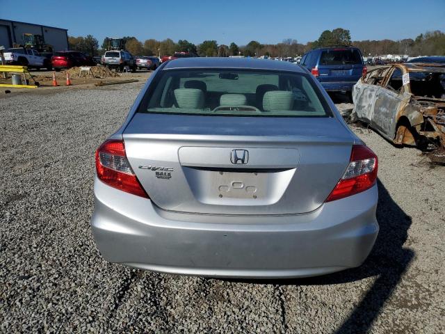 19XFB2F5XCE094919 - 2012 HONDA CIVIC LX SILVER photo 6