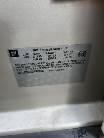 1G11C5SL2EF168820 - 2014 CHEVROLET MALIBU 1LT Bej foto 12