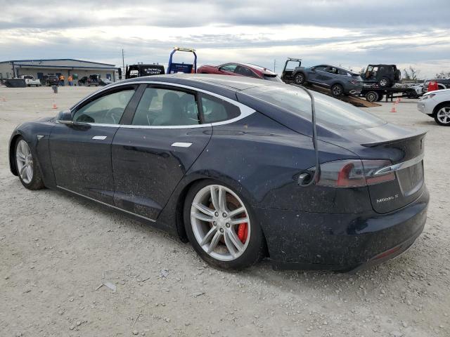5YJSA1H24EFP65190 - 2014 TESLA MODEL S BLUE photo 2