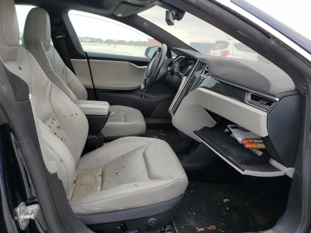 5YJSA1H24EFP65190 - 2014 TESLA MODEL S BLUE photo 7