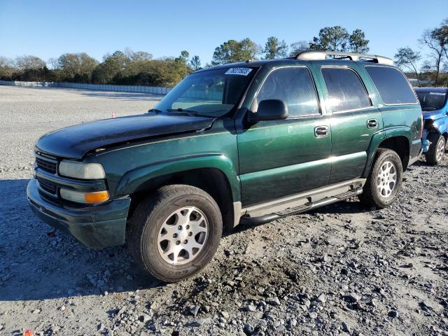 1GNEK13ZX2R267474 - 2002 CHEVROLET TAHOE K1500 GREEN photo 1