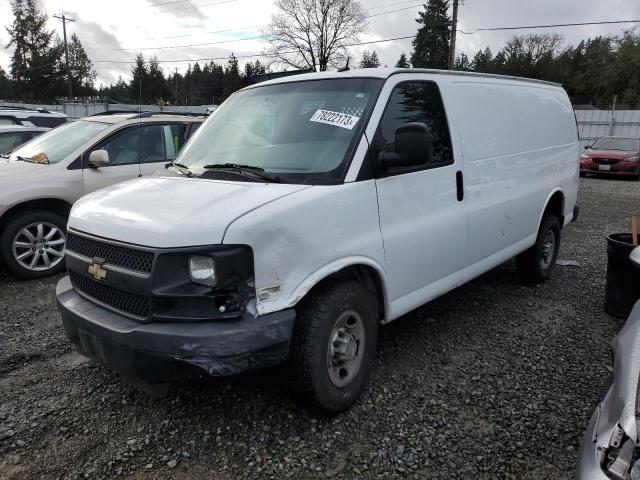 1GCZGTCG8E1121311 - 2014 CHEVROLET EXPRESS G3 WHITE photo 1