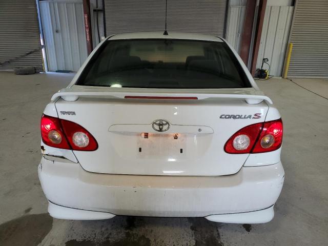 1NXBR32E08Z015204 - 2008 TOYOTA COROLLA CE WHITE photo 6