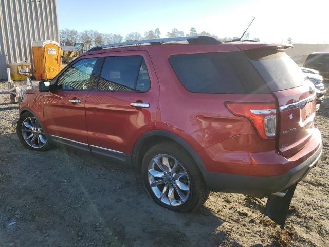 1FMHK7F8XBGA63499 - 2011 FORD EXPLORER LIMITED RED photo 2