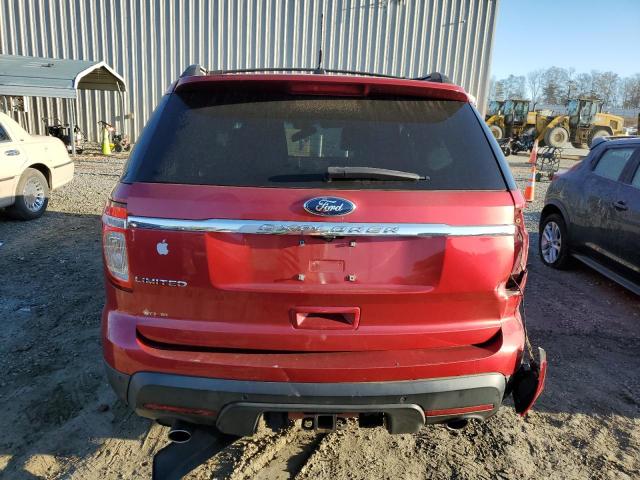 1FMHK7F8XBGA63499 - 2011 FORD EXPLORER LIMITED RED photo 6