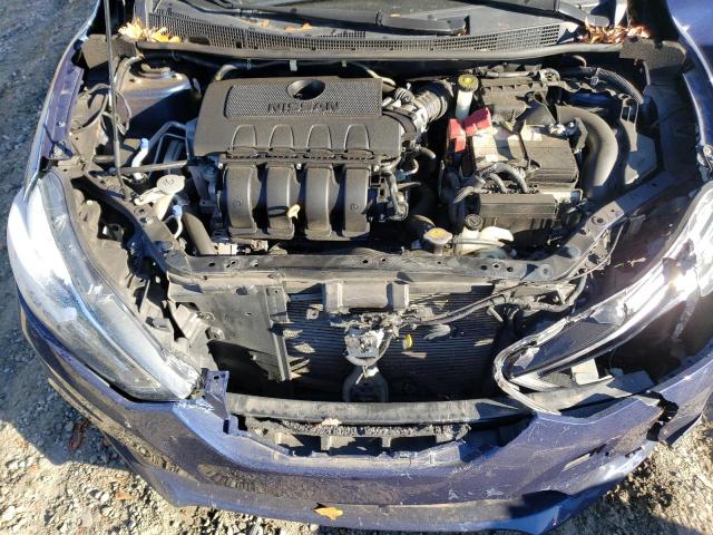 3N1AB7AP5KY223889 - 2019 NISSAN SENTRA S BLUE photo 11