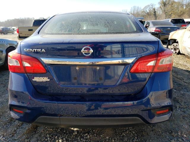 3N1AB7AP5KY223889 - 2019 NISSAN SENTRA S BLUE photo 6