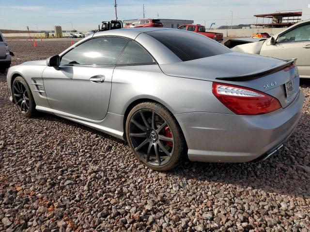 WDDJK7EA1EF026450 - 2014 MERCEDES-BENZ SL 63 AMG SILVER photo 2