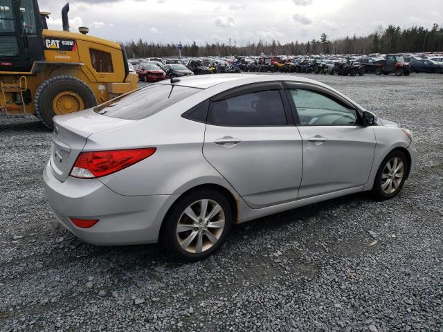 KMHCU4AE0DU356767 - 2013 HYUNDAI ACCENT GLS SILVER photo 3