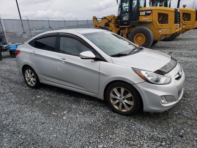 KMHCU4AE0DU356767 - 2013 HYUNDAI ACCENT GLS SILVER photo 4