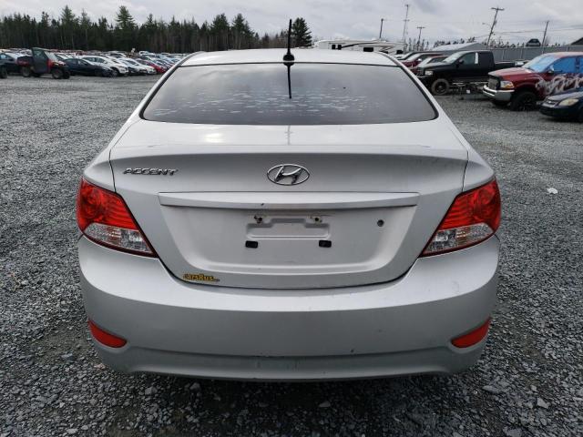 KMHCU4AE0DU356767 - 2013 HYUNDAI ACCENT GLS SILVER photo 6