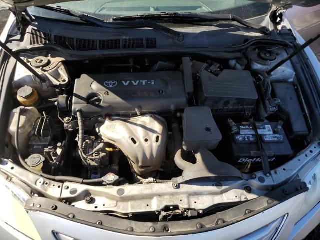 4T1BE46K37U144568 - 2007 TOYOTA CAMRY CE SILVER photo 11