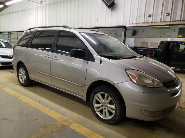 5TDZA23C85S380120 - 2005 TOYOTA SIENNA CE SILVER photo 4