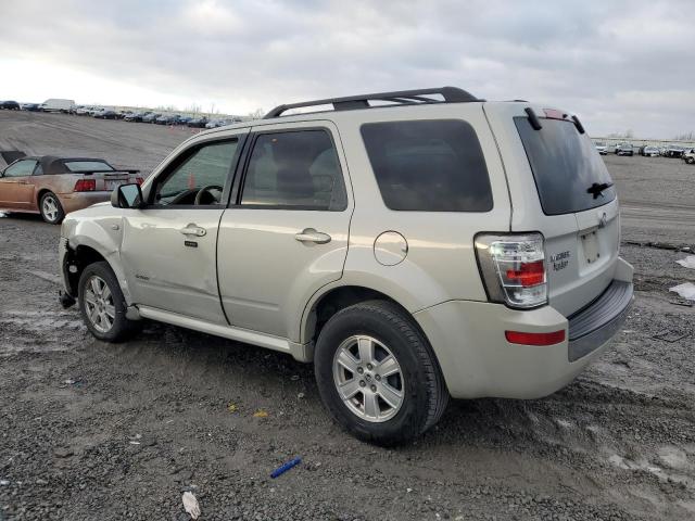 4M2CU81Z78KJ42725 - 2008 MERCURY MARINER BEIGE photo 2