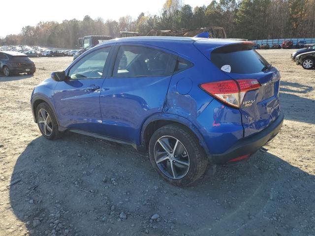 3CZRU5H51MM722860 - 2021 HONDA HR-V EX BLUE photo 2