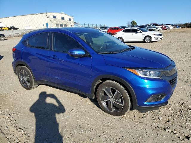 3CZRU5H51MM722860 - 2021 HONDA HR-V EX BLUE photo 4