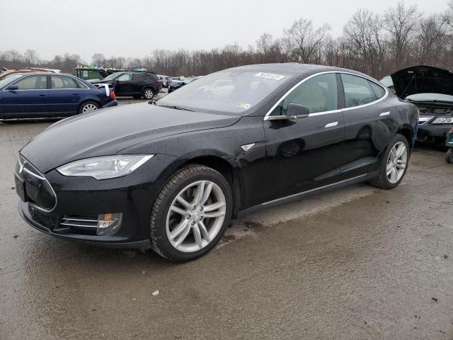 5YJSA1H14EFP58683 - 2014 TESLA MODEL S შავი ფოტო 1