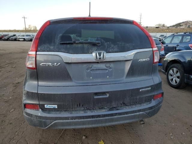 2HKRM4H41GH613929 - 2016 HONDA CR-V SE GRAY photo 6