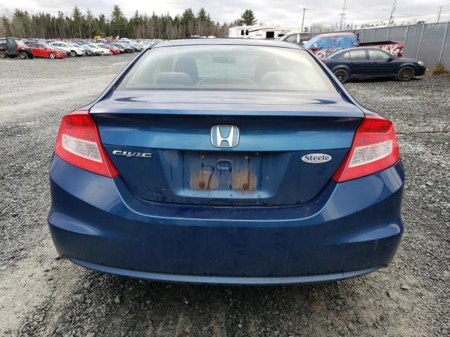 2HGFG3B54DH001333 - 2013 HONDA CIVIC LX BLUE photo 6