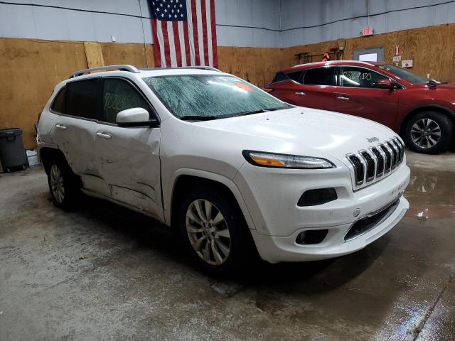 1C4PJMJS7HW589124 - 2017 JEEP CHEROKEE OVERLAND WHITE photo 4