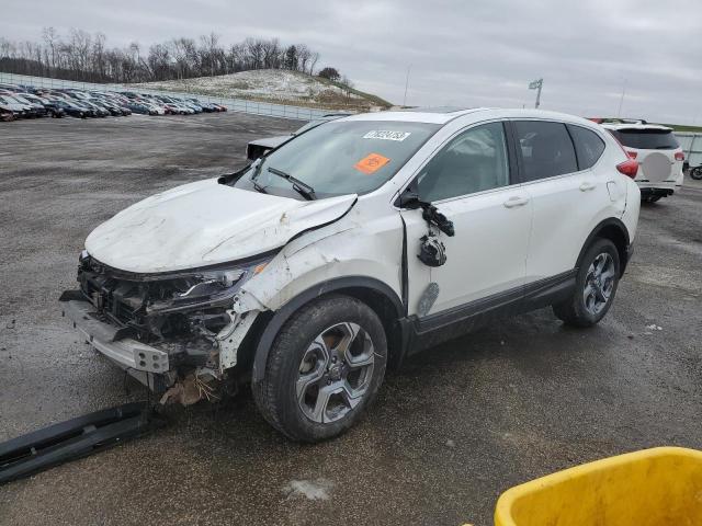 2HKRW2H59JH609710 - 2018 HONDA CR-V EX WHITE photo 1