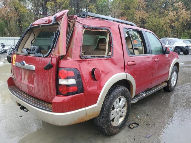 1FMEU6EE3AUA19049 - 2010 FORD EXPLORER EDDIE BAUER RED photo 3