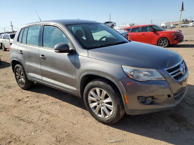 WVGAV7AX7AW513556 - 2010 VOLKSWAGEN TIGUAN S GRAY photo 4