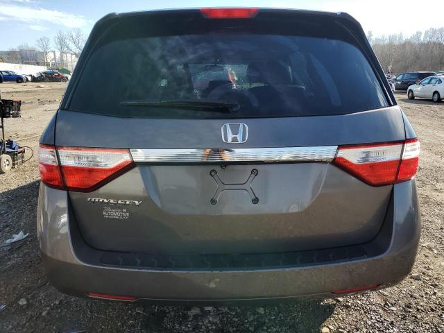 5FNRL5H60BB056898 - 2011 HONDA ODYSSEY EXL GRAY photo 6