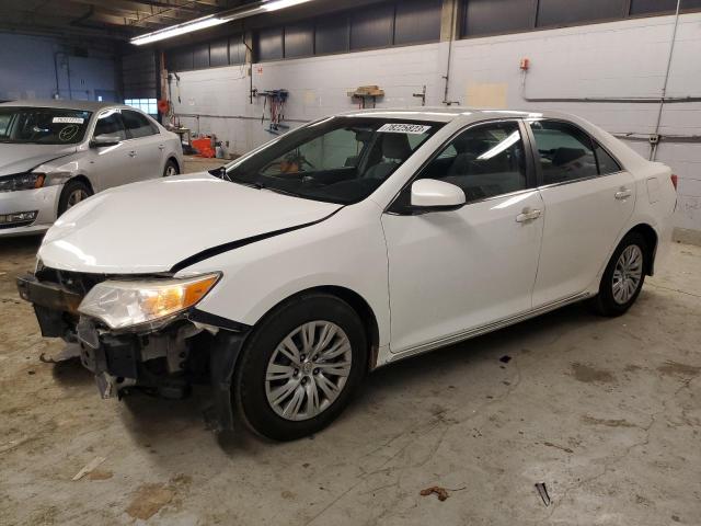 4T4BF1FK5ER417539 - 2014 TOYOTA CAMRY L WHITE photo 1