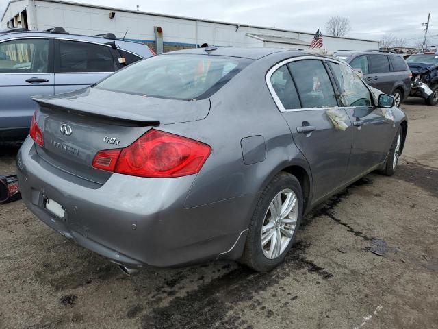 JN1CV6ARXAM460214 - 2010 INFINITI G37 GRAY photo 3