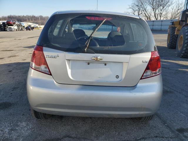 KL1TD666X8B071777 - 2008 CHEVROLET AVEO BASE Gümüş foto 6