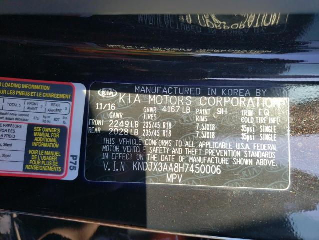 KNDJX3AA8H7450006 - 2017 KIA SOUL ! BLACK photo 13