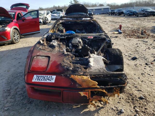 1G1YY2381L5106174 - 1990 CHEVROLET CORVETTE RED photo 5