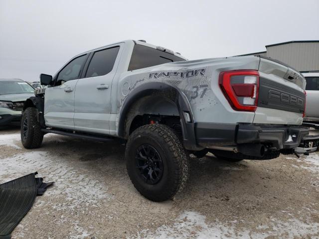 1FTFW1RG5PFC28484 - 2023 FORD F150 RAPTOR GRAY photo 2