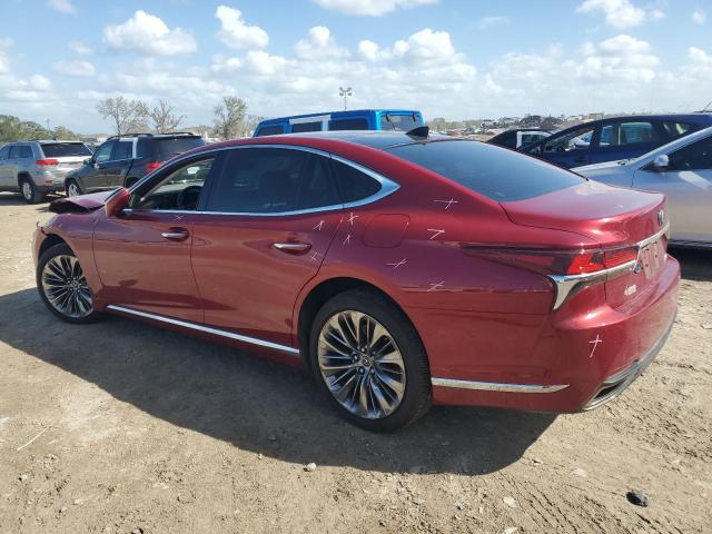 JTHB5LFF6J5001261 - 2018 LEXUS LS 500 RED photo 2