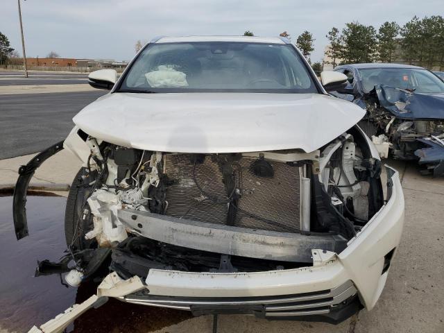 5TDJZRFH2KS571291 - 2019 TOYOTA HIGHLANDER SE WHITE photo 5