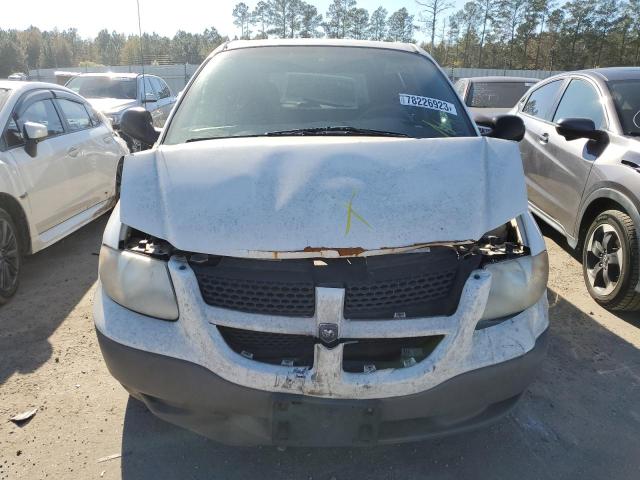 1B4GP25B91B170165 - 2001 DODGE CARAVAN SE WHITE photo 5