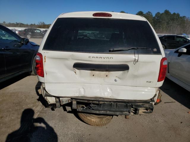 1B4GP25B91B170165 - 2001 DODGE CARAVAN SE WHITE photo 6