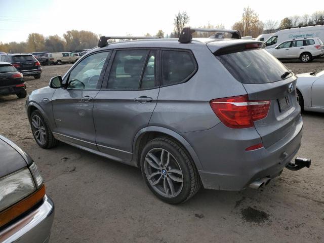 5UXWX7C53F0K33299 - 2015 BMW X3 XDRIVE35I GRAY photo 2