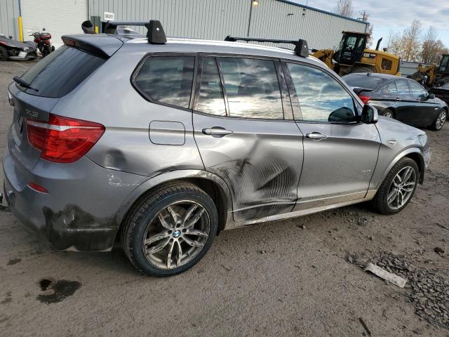 5UXWX7C53F0K33299 - 2015 BMW X3 XDRIVE35I GRAY photo 3