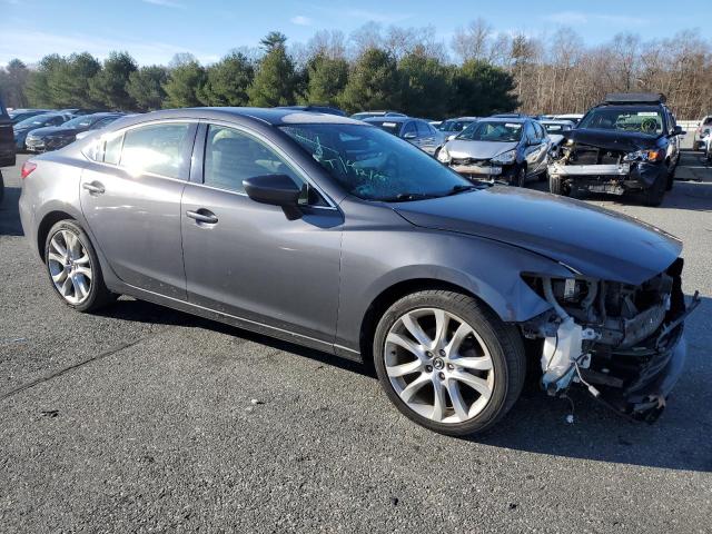 JM1GJ1V66E1158746 - 2014 MAZDA 6 TOURING GRAY photo 4