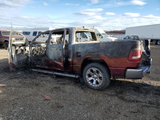 1C6SRFFT5KN543151 - 2019 RAM 1500 BIG HORN/LONE STAR BURGUNDY photo 2