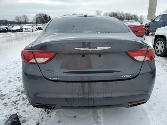 1C3CCCDG3FN736363 - 2015 CHRYSLER 200 S CHARCOAL photo 6