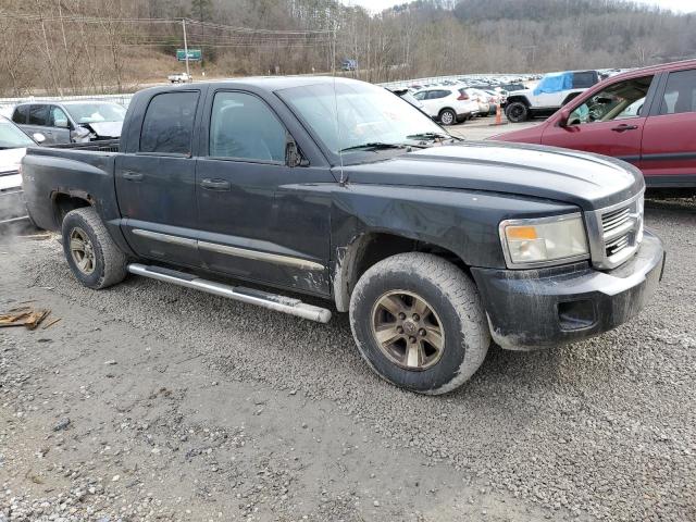 1D7HW58N58S619441 - 2008 DODGE DAKOTA QUAD LARAMIE BLUE photo 4