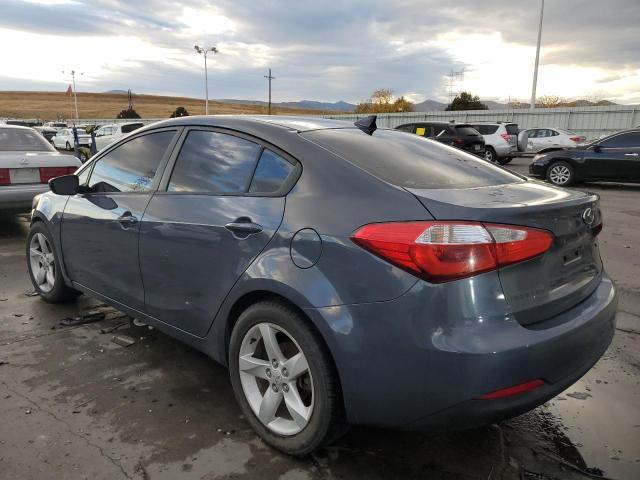 KNAFK4A68G5513067 - 2016 KIA FORTE LX BLUE photo 2