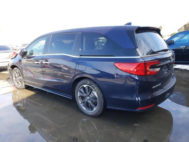 5FNRL6H92PB046543 - 2023 HONDA ODYSSEY ELITE Bleu photo 2