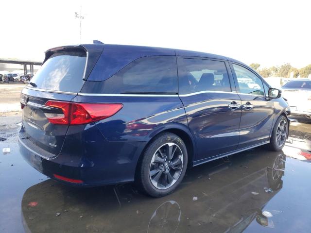 5FNRL6H92PB046543 - 2023 HONDA ODYSSEY ELITE Bleu photo 3