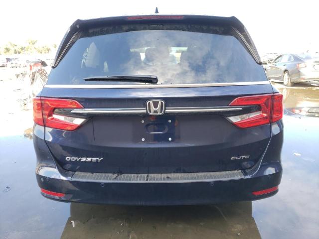 5FNRL6H92PB046543 - 2023 HONDA ODYSSEY ELITE Bleu photo 6
