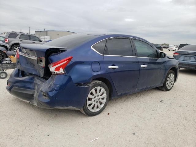 3N1AB7AP1JY222088 - 2018 NISSAN SENTRA S BLUE photo 3